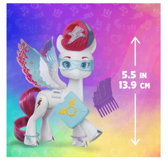 My Little Pony🎠Zipp Storm Wing🪽Surprise Fashion Doll w Wings🪽& Accessories - Picture 8 of 8